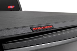 Ford Ranger Soft Tri-Fold Bed Cover - Rough Country - Vinyl - '19-'23